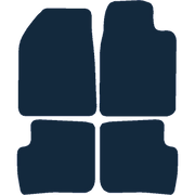 Image of the mat template for Toyota Yaris 5 Door (1999 - 2006) Car Mats