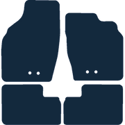 Image of the mat template for Vauxhall Agila (2000 - 2008) Car Mats