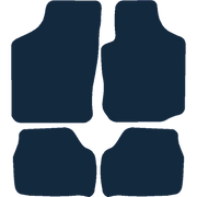 Image of the mat template for Vauxhall Corsa C (2001 - 2004) Car Mats