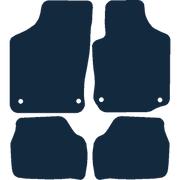 Image of the mat template for Vauxhall Corsa C (2004 - 2007) Car Mats