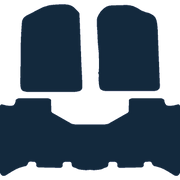 Image of the mat template for Vauxhall Frontera LWB (1991 - 2003) Car Mats