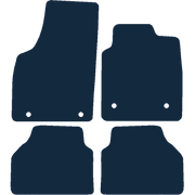 Image of the mat template for Vauxhall Meriva (2005 - 2010) Car Mats