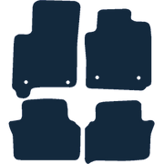 Image of the mat template for Vauxhall Meriva (2003 - 2005) Car Mats