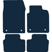 Image of the mat template for Vauxhall Vectra (4 Clips) (2003 - 2008) Car Mats