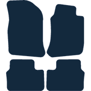 Image of the mat template for Vauxhall Vectra (1995 - 2002) Car Mats