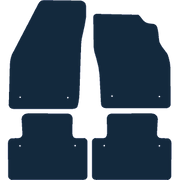 Image of the mat template for Volvo S40 (No Clips) (2004 - 2012) Car Mats