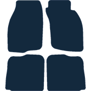 Image of the mat template for Volvo S40 (1996 - 2004) Car Mats