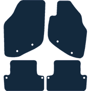 Image of the mat template for Volvo S60 (With Clips) (2000 - 2010) Car Mats