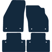 Image of the mat template for Volvo V50 (With Clips) (2004 - 2012) Car Mats