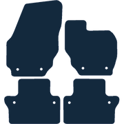 Image of the mat template for Volvo XC70 Manual (2007 - 2016) Car Mats