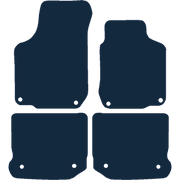 Image of the mat template for Volkswagen Beetle (1999 - 2011) Car Mats