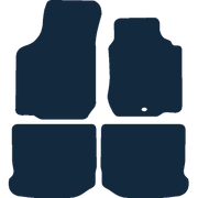 Image of the mat template for Volkswagen Golf Mk4 Metal Heelpad Car Mats