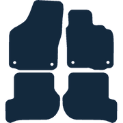 Image of the mat template for Volkswagen Golf Mk6 (2008 - 2013) Car Mats