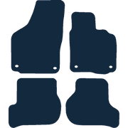 Image of the mat template for Volkswagen Jetta (2008 - 2011) Car Mats