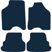 Image of the mat template for Volkswagen Lupo (1999 - 2005) Car Mats