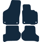 Image of the mat template for Volkswagen Scirocco (2008 - 2018) Car Mats