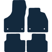 Image of the mat template for Vauxhall Meriva (2010 - 2017) Car Mats