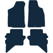 Image of the mat template for Ford Ranger Double Cab (1999 - 2006) Car Mats