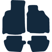 Image of the mat template for Porsche 911 (996) (1998 - 2004) Car Mats