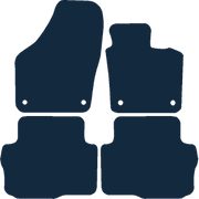 Image of the mat template for Volkswagen Sharan (2010 - Present) Car Mats