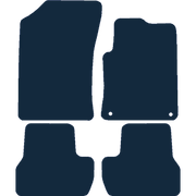 Image of the mat template for Citroen C3 (2010 - 2016) Car Mats