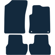 Image of the mat template for Citroen C3 (2010 - 2016) Car Mats