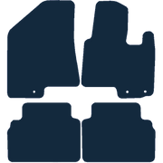 Image of the mat template for Hyundai ix35 (2010 - 2015) Car Mats