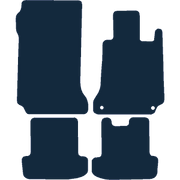 Image of the mat template for Mercedes-Benz E Class Coupe Automatic (2 Clips) (2009 - 2017) Car Mats