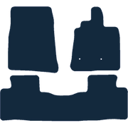 Image of the mat template for Mitsubishi Shogun Short Wheelbase (2007 - 2019) Car Mats