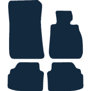 Image of the mat template for BMW 3 Series E92 (Coupe) (2006 - 2013) Car Mats