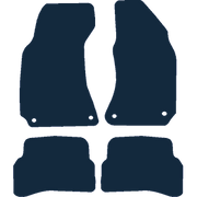 Image of the mat template for Volkswagen Passat Oval Clips (2000 - 2005) Car Mats