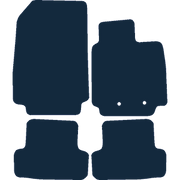 Image of the mat template for Renault Clio (2008 - 2012) Car Mats