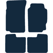 Image of the mat template for Peugeot 406 (1996 - 2004) Car Mats