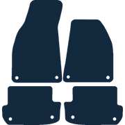 Image of the mat template for Audi A4 Cabriolet (2005 - 2008) Car Mats