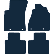 Image of the mat template for Audi A8 (1996 - 2003) Car Mats