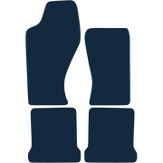 Image of the mat template for Audi Quattro 20 Valve (1989 - 1991) Car Mats