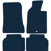 Image of the mat template for BMW 5 Series E34 (1 Clip) (1988 - 1997) Car Mats