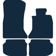 Image of the mat template for BMW 5 Series F10 & F11 (2010 - 2013) Car Mats