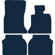 Image of the mat template for BMW 5 Series GTF07 (2010 - 2017) Car Mats