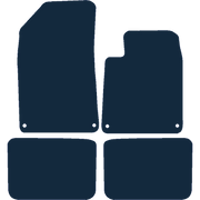 Image of the mat template for Citroen C6 (2006 - 2012) Car Mats