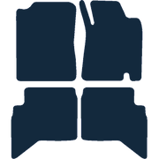 Image of the mat template for Daihatsu Terios (2006 - 2010) Car Mats