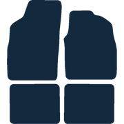 Image of the mat template for Fiat Panda (2006 - 2012) Car Mats