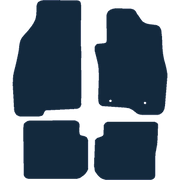 Image of the mat template for Fiat Punto (2010 - Present) Car Mats