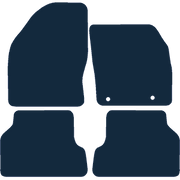 Image of the mat template for Ford Focus ST (2005 - 2010) Car Mats