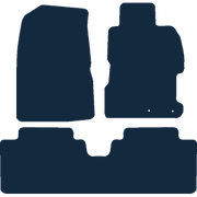 Image of the mat template for Honda Civic (4 Door) (2000 - 2004) Car Mats