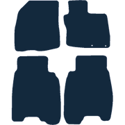 Image of the mat template for Honda Civic (3 & 5 Door) With Two OEM Fixing Rings (2006 - 2008) Car Mats