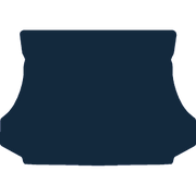 Image of the mat template for Hyundai Santa Fe (2006 - 2009) Boot Mat