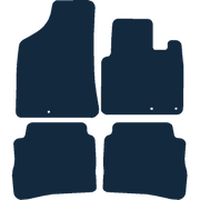 Image of the mat template for Hyundai Santa Fe (2009 - 2012) Car Mats