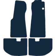 Image of the mat template for Jaguar XJS (1991 - 1996) Car Mats