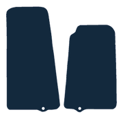 Image of the mat template for Jaguar XK8 (X100) 2 Fixing Holes (1996 - 2006) Car Mats